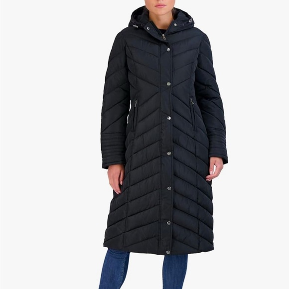 Steve Madden Long Length Puffer Jacket - Picture 2 of 2
